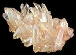 Tangerine Quartz Crystal Cluster - Double Terminations! #36200-2
